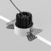 Встраиваемый светильник Maytoni Technical Round DL058-7W2.7K-TRS-B