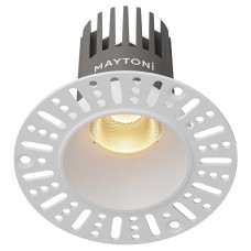 Встраиваемый светильник Maytoni  DL124-10W-2.7K-TRS-W