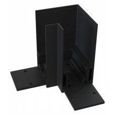 Соединитель угловой L-образный для треков накладных Accessories for tracks Gravity TRX010CL-21B