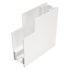 Соединитель угловой L-образный для треков накладных Accessories for tracks Gravity TRX010ICL-21W