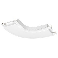 Соединитель угловой L-образный для треков накладных Accessories for tracks Radity TRA084CR-11W