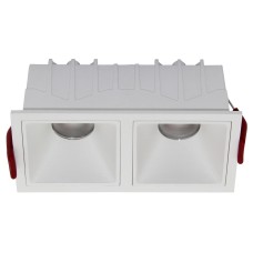 Встраиваемый светильник Maytoni Technical Alfa DL043-02-10W3K-SQ-W