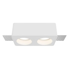 Встраиваемый светильник Maytoni Technical Gyps Modern DL123-GU10-02-W