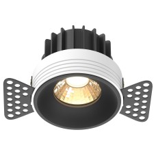 Встраиваемый светильник Maytoni Technical Round DL058-12W2.7K-TRS-B