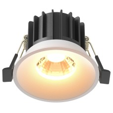 Встраиваемый светильник Maytoni Technical Round DL058-12W2.7K-W