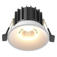 Встраиваемый светильник Maytoni Technical Round DL058-12W3K-W