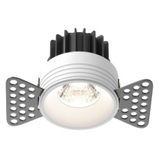 Встраиваемый светильник Maytoni Technical Round DL058-7W4K-TRS-W