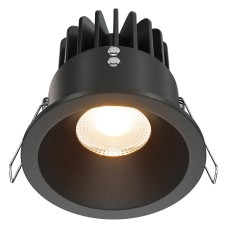 Встраиваемый светильник Maytoni Technical Zoom DL034-01-12W2.7K-B