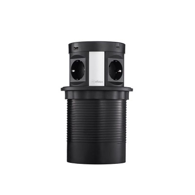 Блок розеток 107J (4 секции, 2 USB А + 2 USB С) Mebax 00-00001464