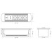 Блок розеток MX-117 (3 секции, 2 USB и RJ-45) Mebax 00-00001184