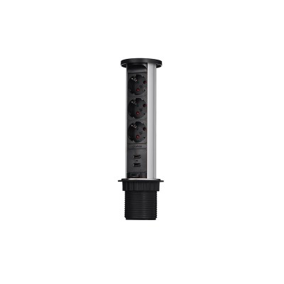 Блок розеток 105W (3 секции и 2 USB) Mebax 00-00001161