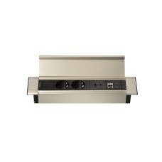 Блок розеток 41P (2 секции, USB + type C + RJ45 + HDMI) Mebax 00-00002595