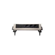 Блок розеток 47 (3 секции и 2 USB) Mebax 00-00001164