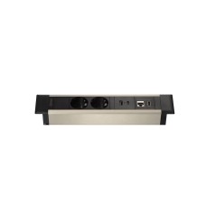 Блок розеток 41T (2 секции, USB + type C + RJ45 + HDMI) Mebax 00-00002593