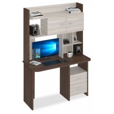 Стол компьютерный Домино Lite СКЛ-Прям120Р+НКЛХ-120