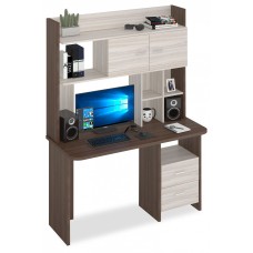 Стол компьютерный Домино Lite СКЛ-Прям130Р+НКЛХ-130
