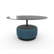 Журнальный стол Midj Bloom H40 Blue/black