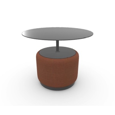 Журнальный стол Midj Bloom H50 3Terracotta/Graphite