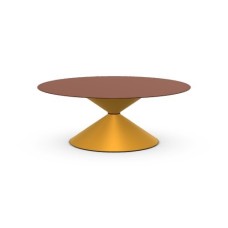 Журнальный стол Midj Clessidra Н27 Ocher/Bulgaro red