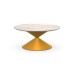 Журнальный стол Midj Clessidra Н34 Ocher/Travertino