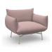 Кресло Midj Area P_BR M TS Light pink