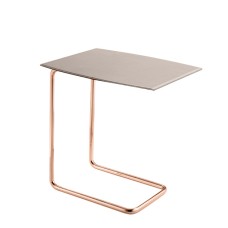 Приставной столик Midj Apelle CT Pink gold / Ash Grey
