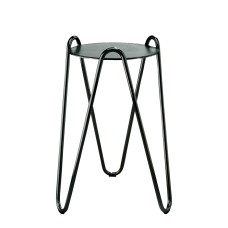 Приставной столик Midj Apelle Chic H63 black nickel