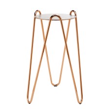 Приставной столик Midj Apelle Chic H73 pink gold
