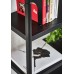 Стеллаж Midj Siena 200 black/fume