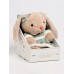 Мягкая игрушка Little Friend, заяйка в зеленом платье, 23 см