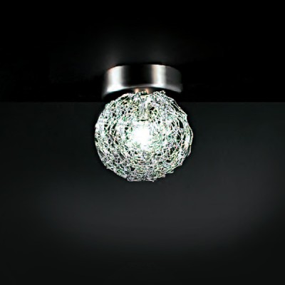 Настенный/Потолочный светильник Minital Lux SOFFIONE 1 P nickel