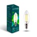 Светодиодная лампа MODELUX lamp ML2853- С35-15W-Е14-4500 clear свеча прозрачная