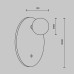 Настенный светильник Modestyle MS.204.300 GD