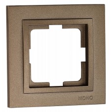 Рамка на 1 пост Mono Electric Despina бронза 102-230000-160