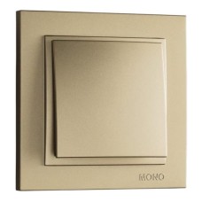 Выключатель одноклавишный Mono Electric Despina 10А 250В титан 102-222225-100