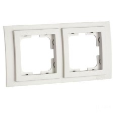 Рамка на 2 поста Mono Electric Larissa слоновая кость 103-010100-161