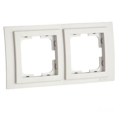Рамка на 2 поста Mono Electric Larissa слоновая кость 103-010100-161