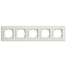 Рамка на 5 постов Mono Electric Despina слоновая кость 102-010000-164
