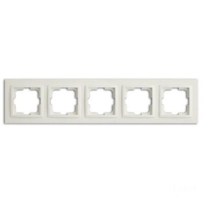 Рамка на 5 постов Mono Electric Despina слоновая кость 102-010000-164