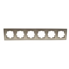 Рамка на 6 постов Mono Electric Despina бронза 102-230000-166