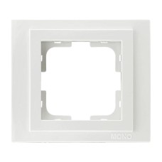 Рамка на 1 пост Mono Electric Despina жемчуг 102-250000-160