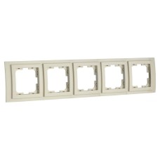 Рамка на 5 постов Mono Electric Larissa крем 103-171700-164