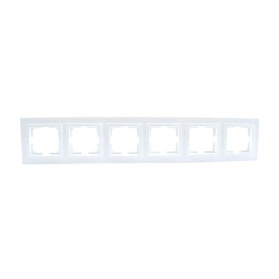 Рамка на 6 постов Mono Electric Despina жемчуг 102-250000-166