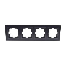 Рамка на 4 поста Mono Electric Despina графит 102-200000-163