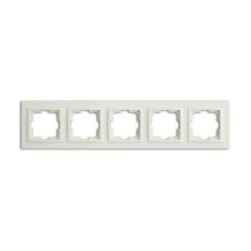 Рамка на 5 постов Mono Electric Despina жемчуг 102-250000-164