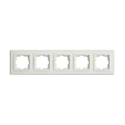 Рамка на 5 постов Mono Electric Despina жемчуг 102-250000-164