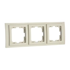 Рамка на 3 поста Mono Electric Larissa крем 103-171700-162