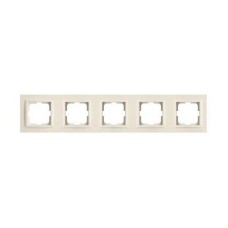 Рамка на 5 постов Mono Electric Larissa слоновая кость 103-010100-164