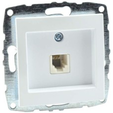 Розетка телефонная Rj45 Cat3 Mono Electric Despina-Larissa жемчуг 500-002525-124