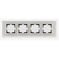 Рамка на 4 поста Mono Electric Style Glass 107-710000-163
